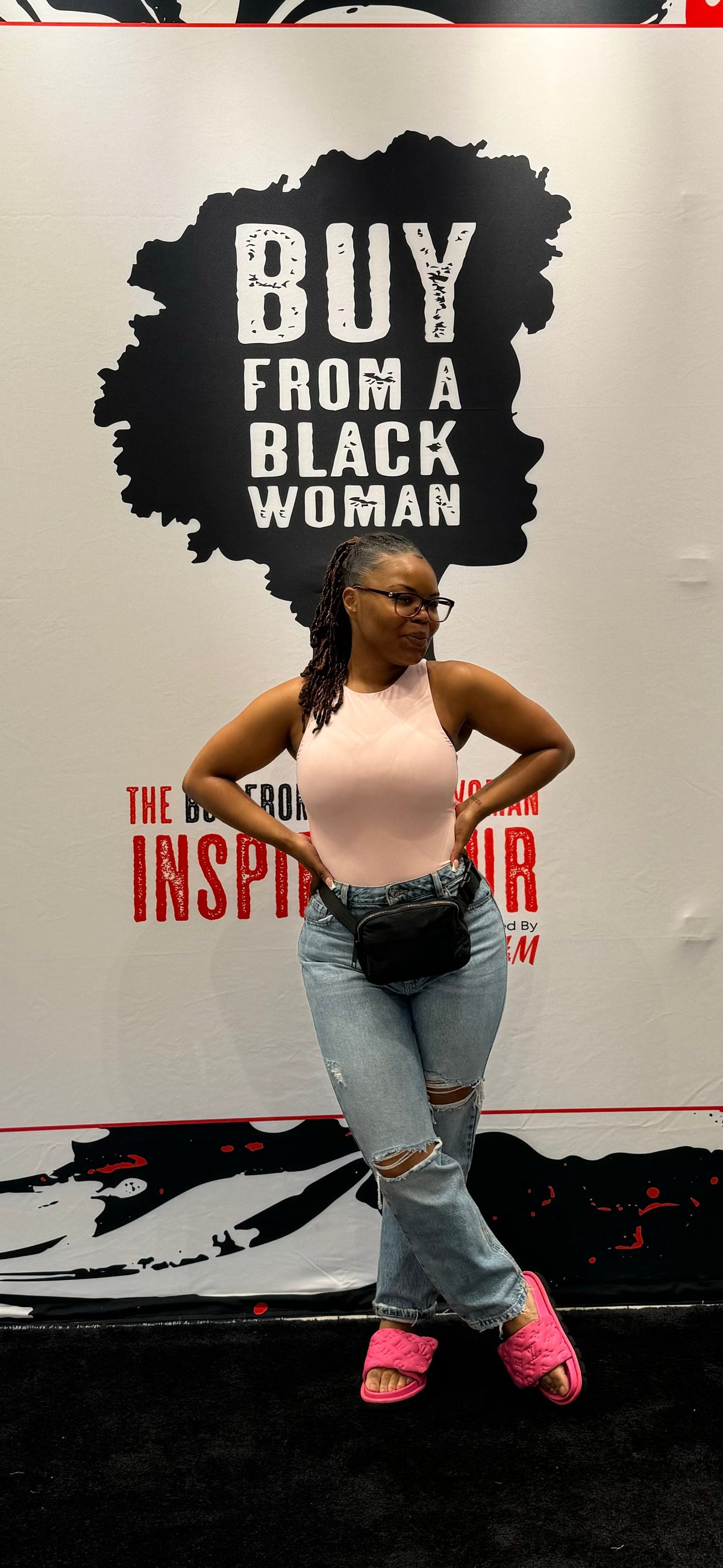 OurKnappyRootz at the Buy From a Black Woman Event Presented by H&M